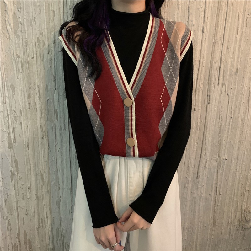 Áo Khoác Cardigan Dệt Kim Cổ Chữ V Phong Cách Hàn Quốc Cho Nữ | BigBuy360 - bigbuy360.vn