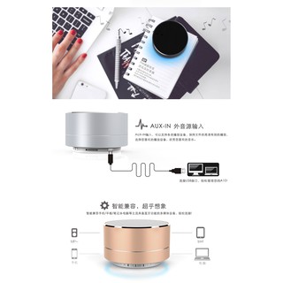 Loa Bluetooth A10 Speaker Aluminium