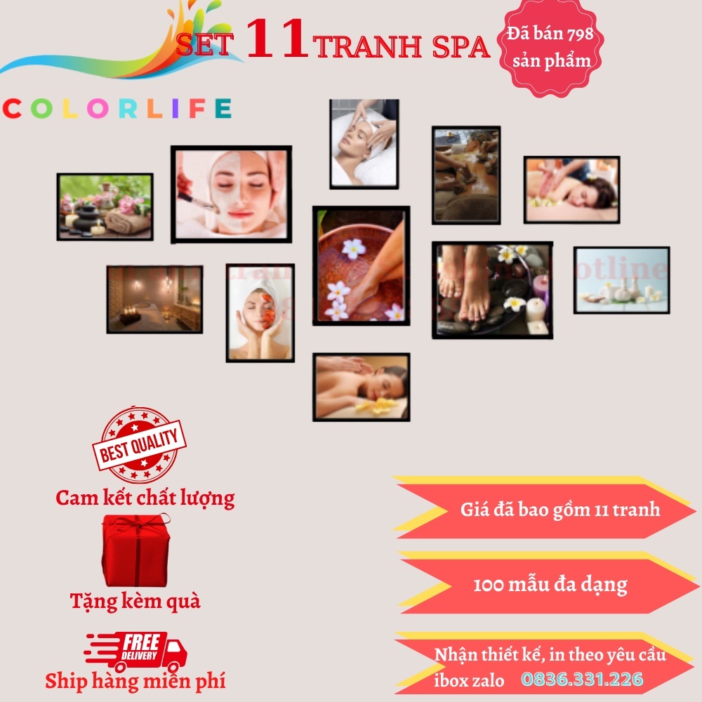TRANH SPA DÁN TƯỜNG FOMEX TRANG TRÍ DECOR ĐẸP GIÁ RẺ TSPA01