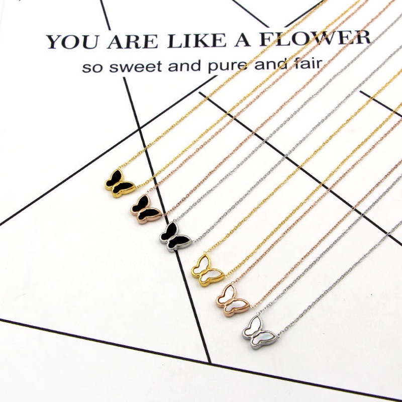 Dây Chuyền Bướm Titan Ko Han Rỉ TT 3818