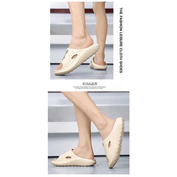 Dép Unisex quai ngang nam nữ mẫu dép đúc nguyên khối chất liệu EVA cao cấp HT CROSS