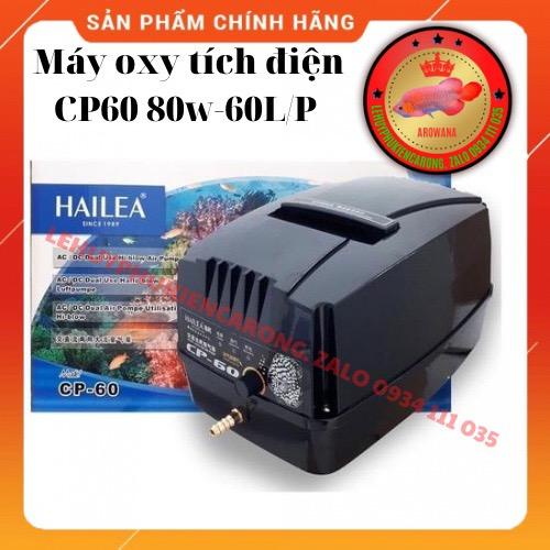 Máy Sủi Tích Điện Hồ Cá Hailea CP60 (80W-60Lít/Phút) -  Kèm Phụ Kiện 10 Mét Dây 5Li  + 10 Cục Sủi Oxy