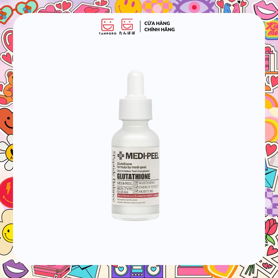 Tinh Chất Dưỡng Trắng Cấp Ẩm Medi Peel Bio Intense Glutathione 600 White Ampoule 30ml