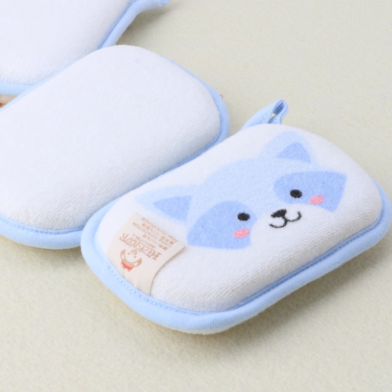 Mút xốp tắm cotton chà rửa cơ thể dành cho bé sơ sinh