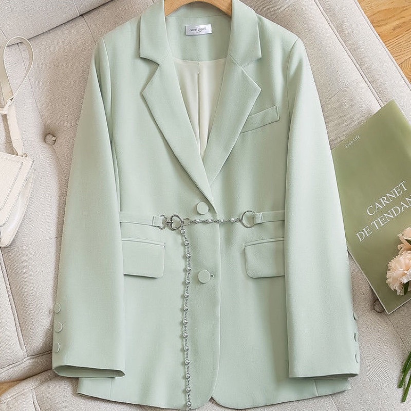 Áo Blazer nữ form xuông phong cách hàn quốc mẫu mới đẹp mã TT020 | BigBuy360 - bigbuy360.vn