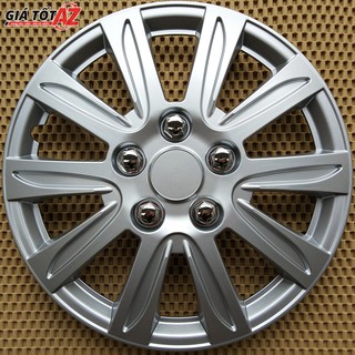 Bộ 04 ốp Lazang ô tô 13 inch cho xe chạy vành sắt 13 inch mẫu 136- ĐẸP- CHẮC CHẮN