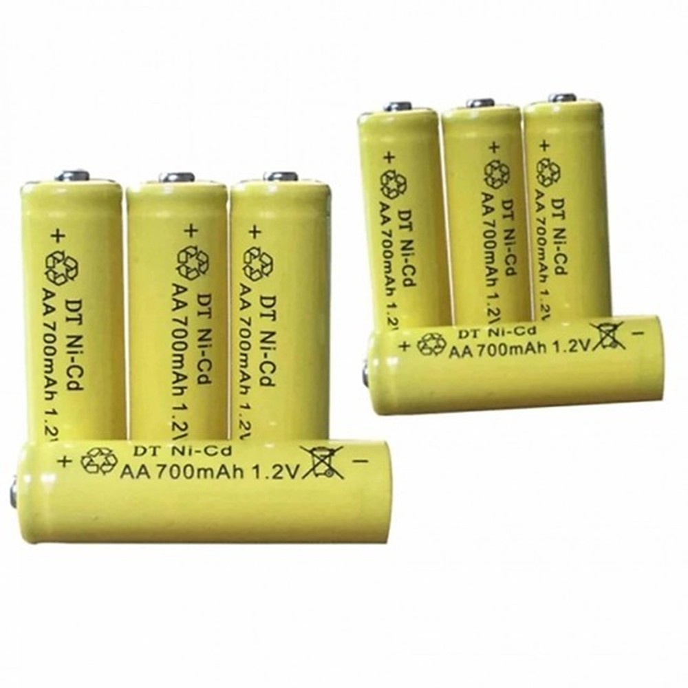 Viên Pin Có Thể Sạc Loại To AA 700mAh Vàng Chuyên Dùng Đồ Chơi Đèn Pin