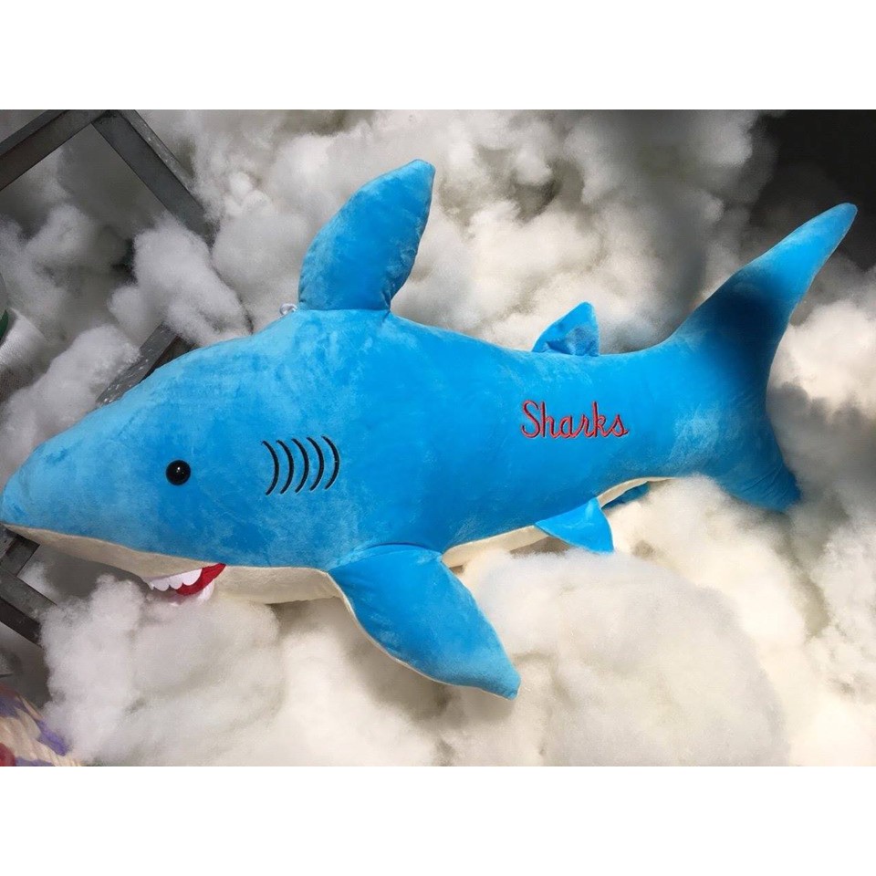 Thú bông Gối ôm cá mập Sharks (50cm---&gt;110 Cm)