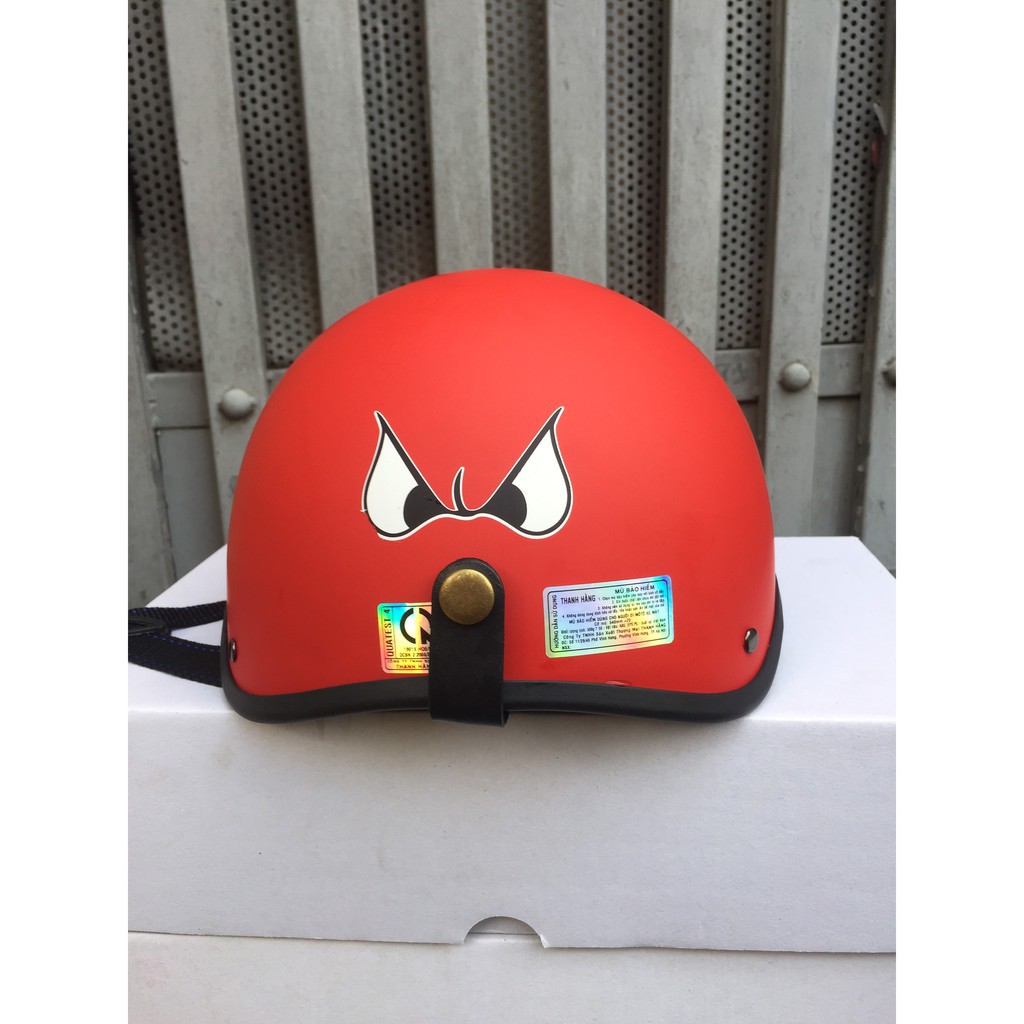 Miễn phí v/c bảo hành 12 tháng mũ bảo hiểm nửa đầu gấu nâu gấu brown kèm tai+ Kính phi công+chong chóng