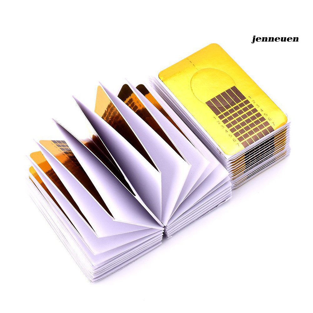 Bộ 100 Miếng Dán Giúp Định Hình Móng Tay