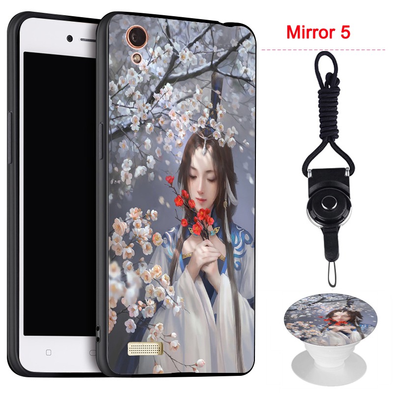 ốp điện thoại Tráng Gương In Hình Hoạt Hình Đáng Yêu Cho Oppo Mirror 5/r1201