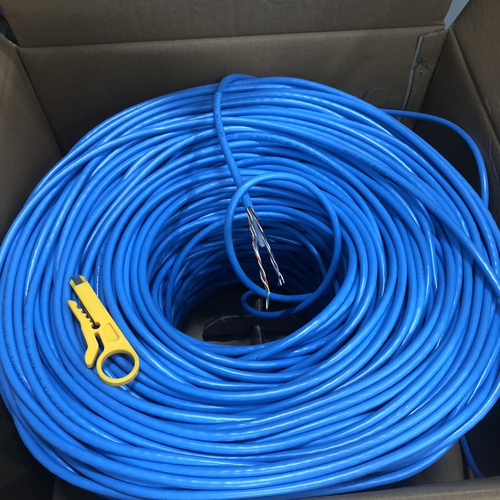 {CUỘN 305M}CÁP MẠNG LAN CAT 6 UTP NET-LINK-CUỘN 305 MÉT ĐỦ-CAM KẾT VỀ CHẤT LƯỢNG TUYỆT ĐỐI-8 LÕI XOẮN CHỐNG NHIỄU