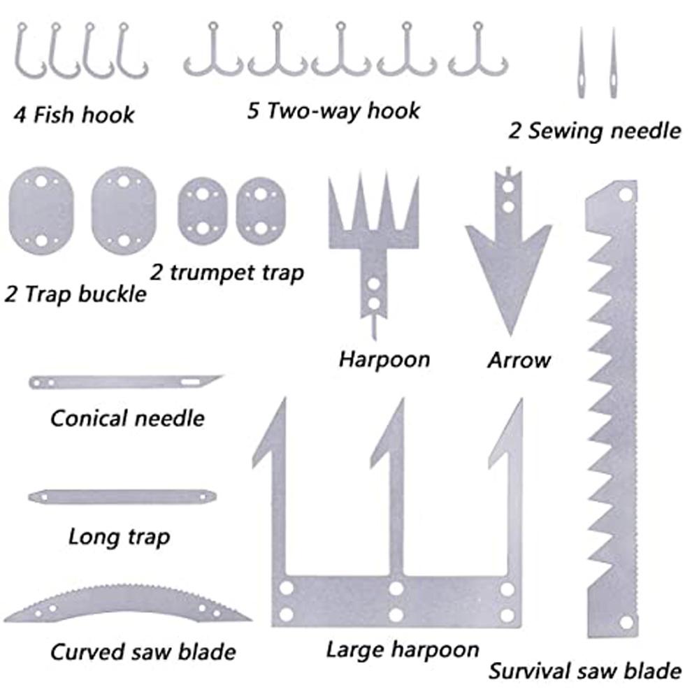 IVORY Thẻ Sinh Tồn Đa Năng Chất Liệu Thép Không Gỉ