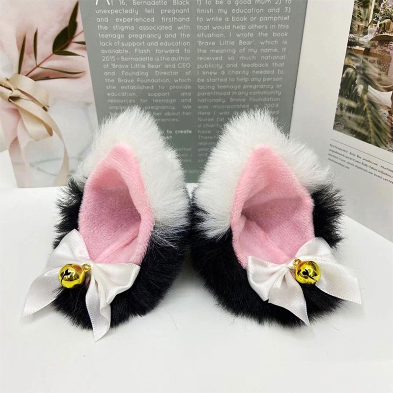 Kẹp Tóc Hình Tai Mèo Hoạt Hình Phong Cách Lolita