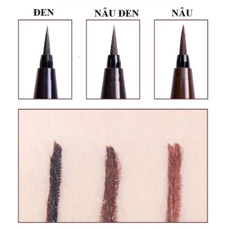 Bút kẻ mắt nước Isehan Heroine Make Kiss Me Liquid Eyeliner chống nước lâu trôi 0.4ml