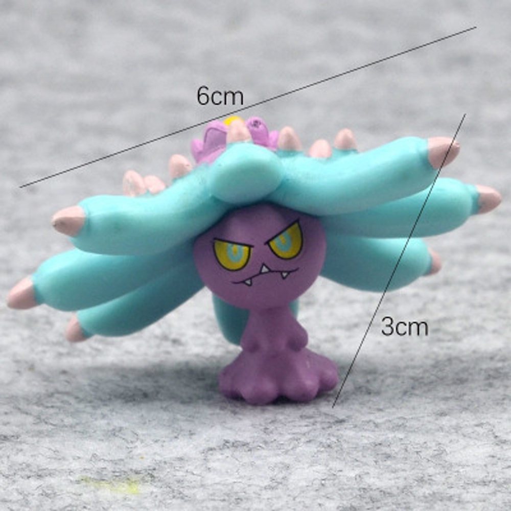 YIYU Mô hình nhân vật hoạt hình Pokemon 3-9cm đa dạng nhiều màu sắc