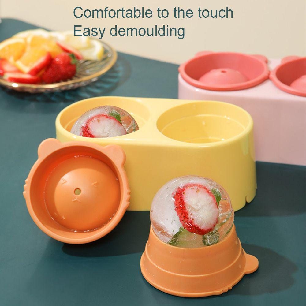 PINEVN Khuôn Silicone Làm Đá Hình Gấu Dễ Thương