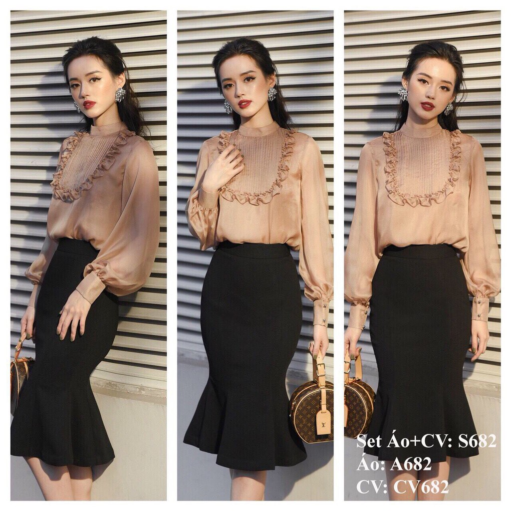 [BÁN LỖ VỐN - HÀNG SALE KHÔNG ĐỔI TRẢ] Chân váy đen đuôi cá Cv682 | BigBuy360 - bigbuy360.vn