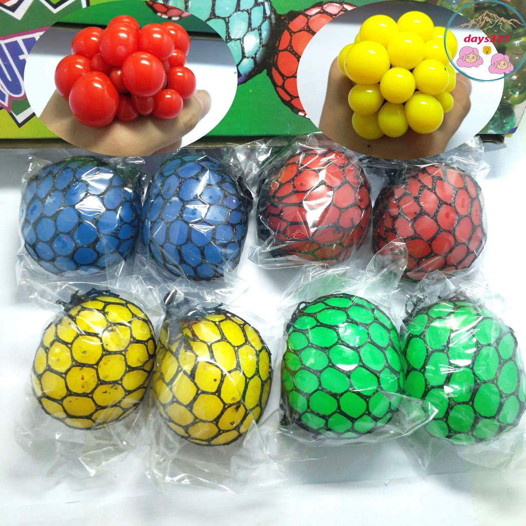 Đồ chơi Xả Stress/Quả Bóng Bóp trứng lưới/Bóng Bóp Slime trút giận đầy màu sắc chất lượng đảm bảo