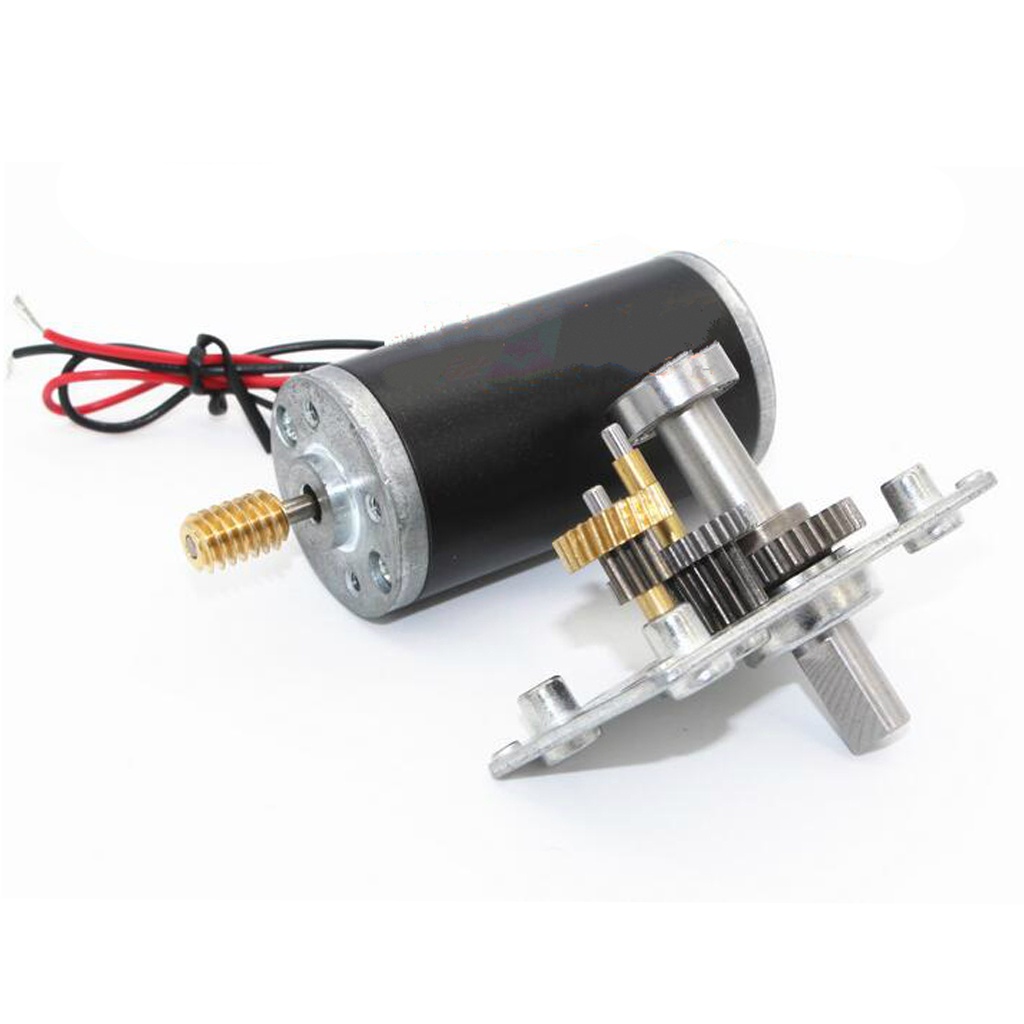Động cơ Micro Worm Tốc độ cao Giảm 12V 24V 12-470RPM