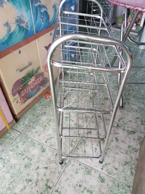 Kệ dép inox 4 tầng