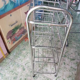 Kệ dép inox 4 tầng