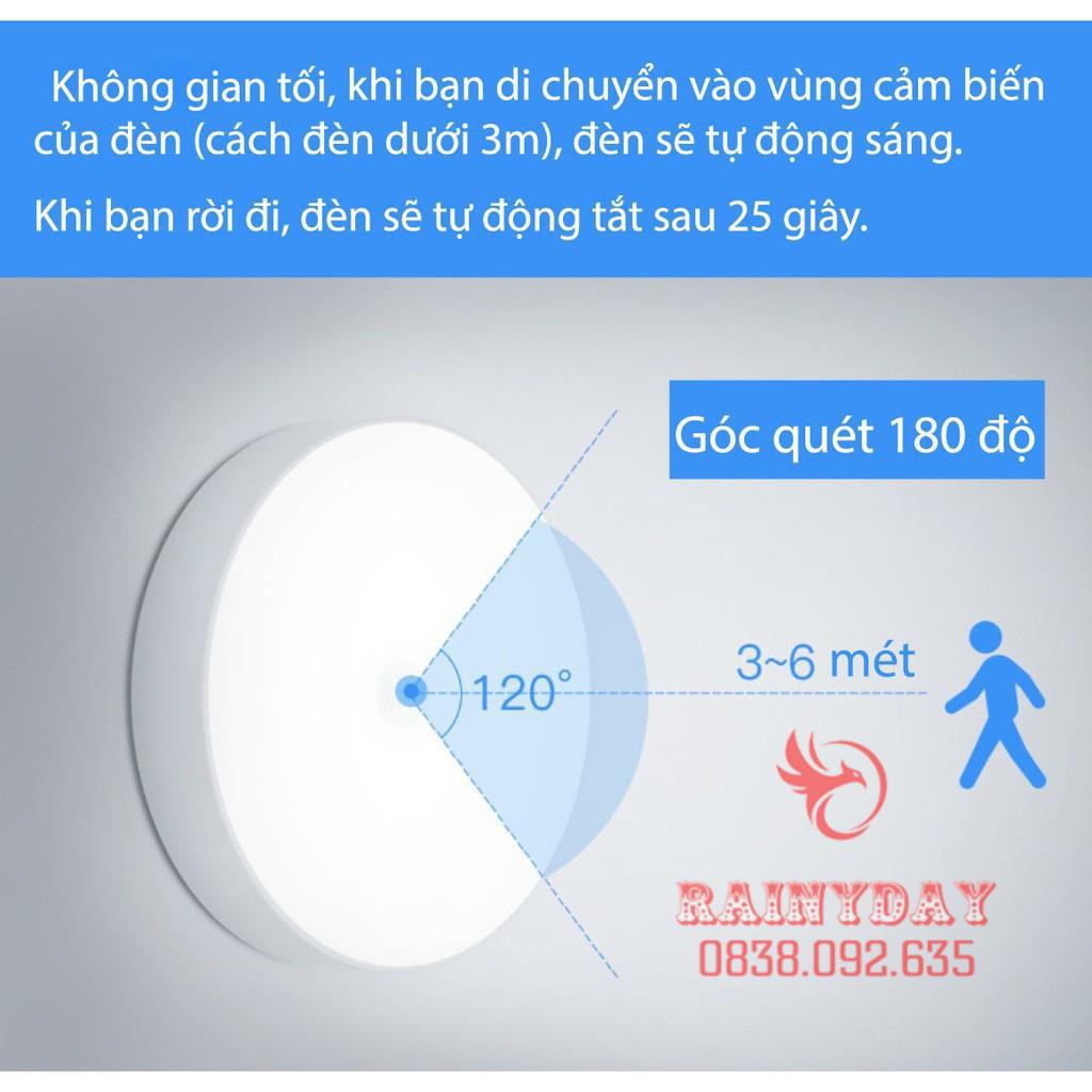 Đèn led cảm ứng cảm biến chuyển động gắn dán tường tủ cầu thang thông minh tự động phát sáng | BigBuy360 - bigbuy360.vn
