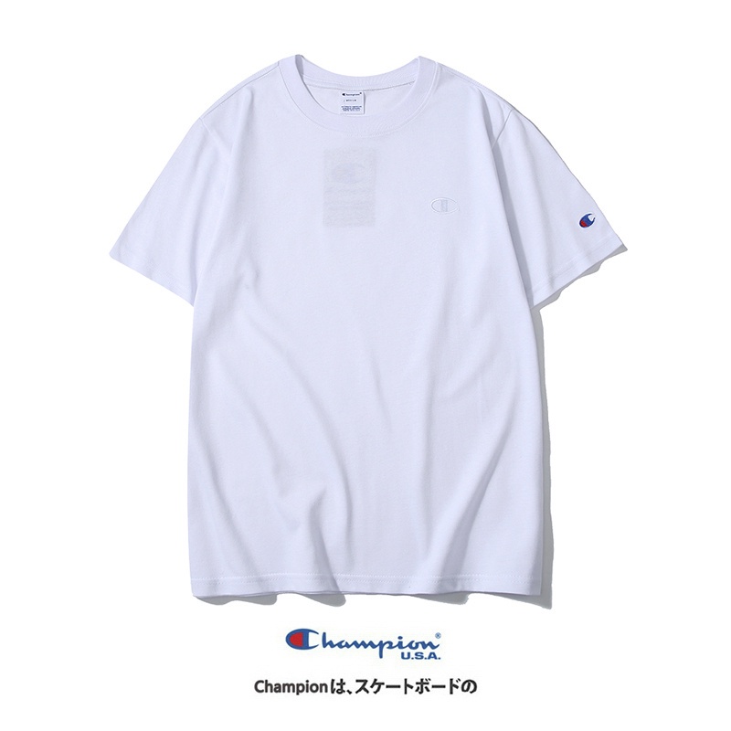 Áo thun Cotton ngắn tay thêu họa tiết cổ điển dành cho nam và nữ