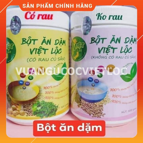 [FREESHIP+MÃ GIẢM GIÁ] Bột ăn dặm Việt Lộc sản phẩm chính hãng, bột ăn dặm dinh dưỡng cho bé, bột ăn dặm cho bé hợp tác