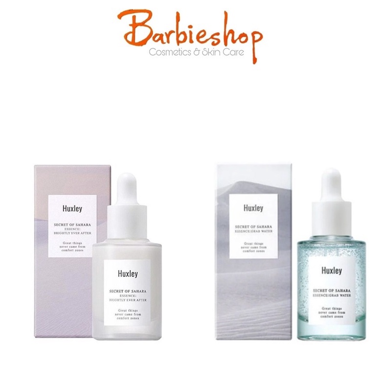 Tinh Chất Dưỡng Ẩm Huxley Secret Of Sahara Essence Grab Water + Brightly Ever After 30ml