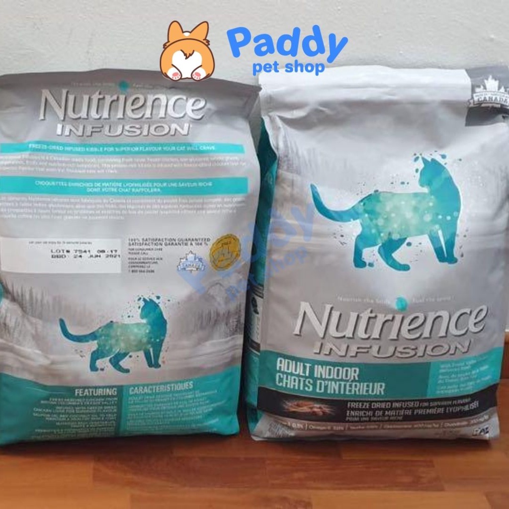 Hạt Nutrience Infusion Indoor Cho Mèo Trưởng Thành - Gà &amp; Rau Củ Quả