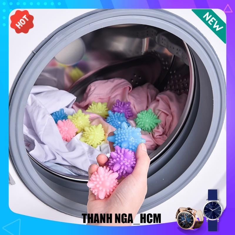 Combo 5 quả bóng giặt nhím cầu gai giặt đồ máy giặt siêu sạch 1140
