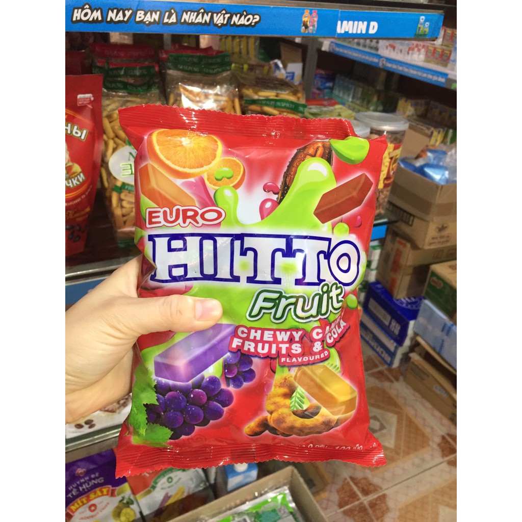 KẸO HITTO THÁI LAN( vị trái cây và vị bạc hà) 288g