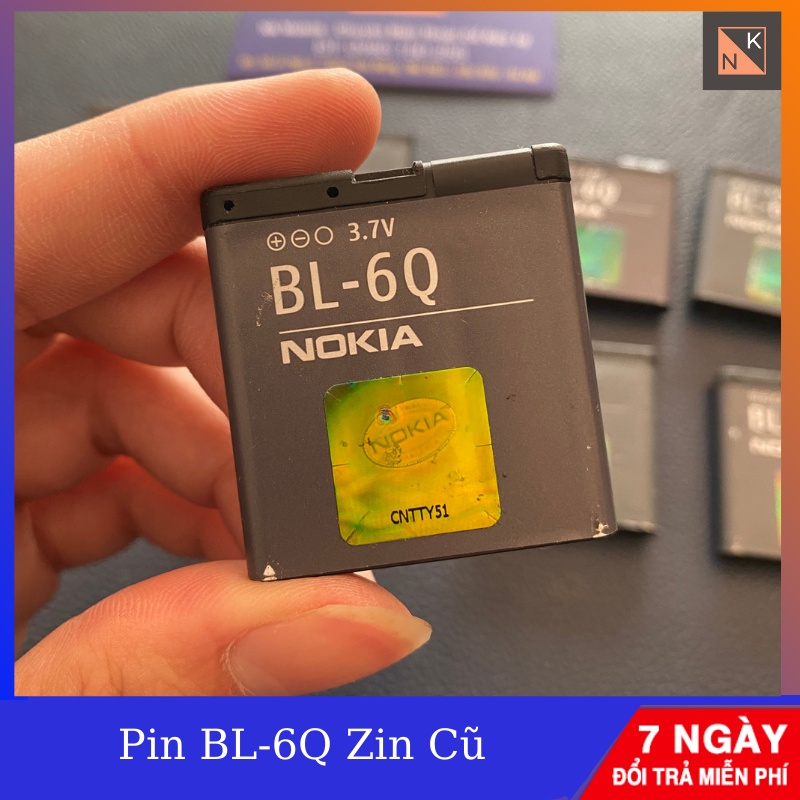 Pin Nokia BL-6Q Zin cũ bóc máy cho điện thoại Nokia 6700c