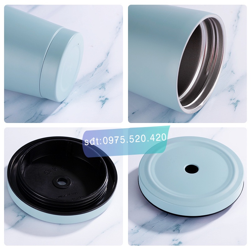 Ly giữ nhiệt - Inox304 500ml 750ml - Tặng kèm ống hút [NHIỀU MÀU] - Cốc giữ nhiệt Inox304