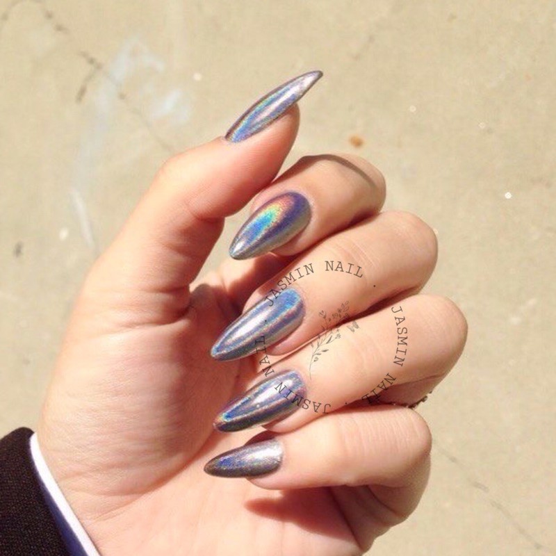 [Mã NHUQAD giảm 10% đơn 100k][NAIL BOX] Nailbox móng úp thiết kế sẵn mẫu Hologram