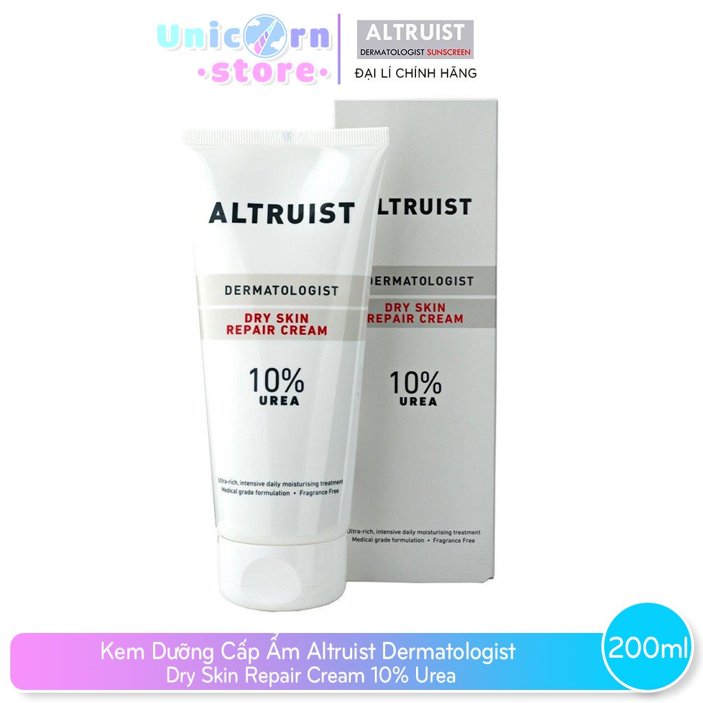 (T3/2025) Kem Dưỡng Cấp Ẩm Altruist Dermatologist Dry Skin Repair Cream 10% Urea – 200 ml