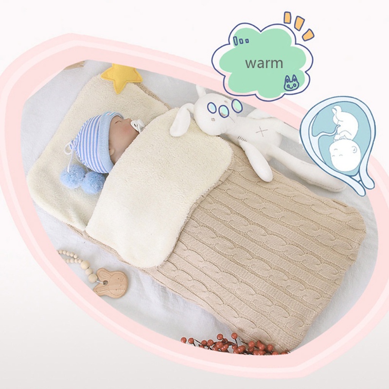 Khăn Quấn Giữ Ấm Chân Gắn Xe Đẩy Em Bé Sơ Sinh Thời Trang Thu Đông