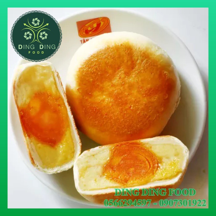 Bánh Pía Đậu Xanh Sầu Riêng Trứng 4 Sao 540g [ 4 BÁNH ] Tân Huê Viên| Bánh Pía Tân Huê Viên| Ăn Vặt - DING DING FOOD