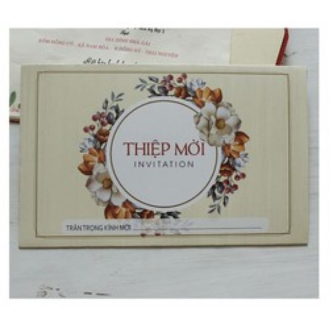 Thiệp mẫu hoa hồng khô