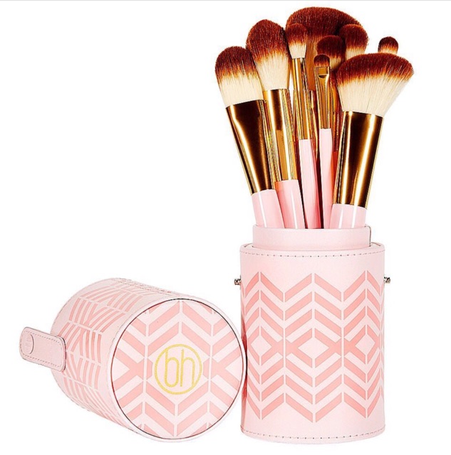 Set Cọ 10 Cây BH Cosmetic - Pink Perfection 10 Piece Brush Set