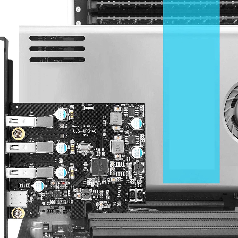 Card Mở Rộng PCI-E Sang USB 3.0 Type C +3 4 Cổng USB 3.0