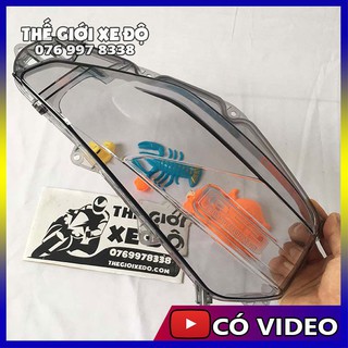Pô e AB 150 125 cc trong đục - ốp bầu lọc gió màu khói cho Air Blade 2020 - 2021 - 2022