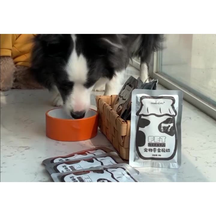 Sữa Chua Cho Chó Mèo MONBAB Bịch 50Gr Giúp Chó Mèo Tăng Cường Hệ Miễn Dịch Và Tiêu Hóa