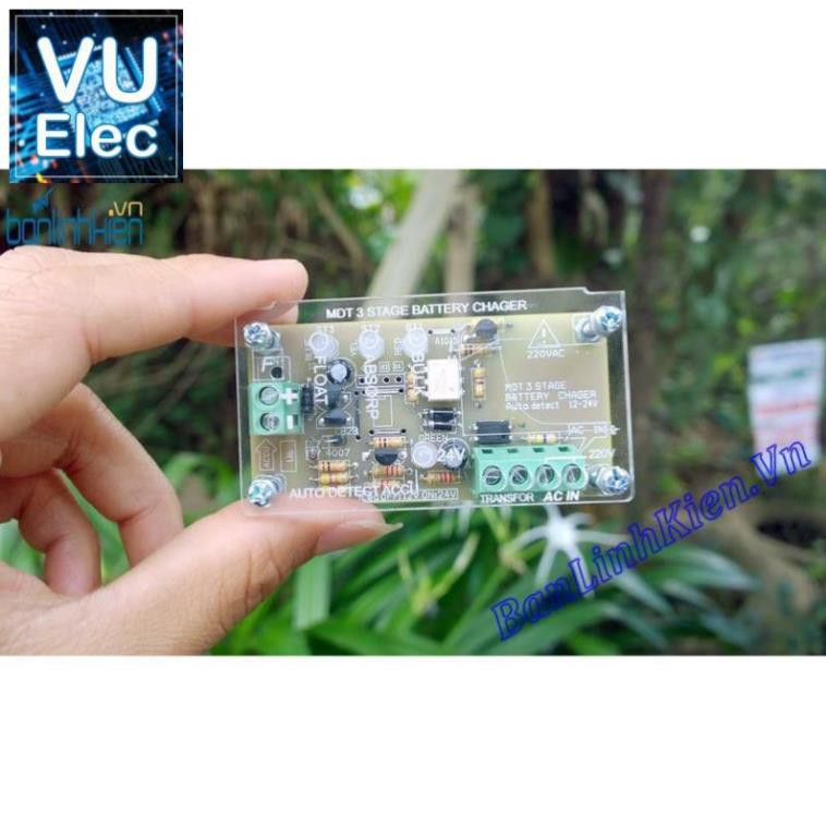 Mạch Sạc Acquy 3 Giai Đoạn 12-24V MDT3S