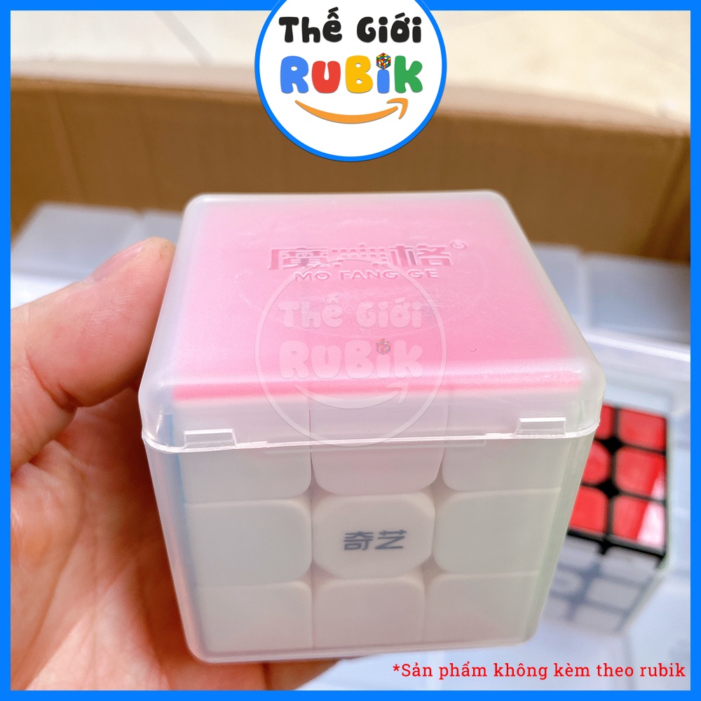 Hộp Đựng Rubik 2x2, 3x3 QiYi MofangGe Trong Suốt Cho Cube 57mm khỏi bụi bẩn, ẩm, chống trầy xước | Thế Giới Rubik