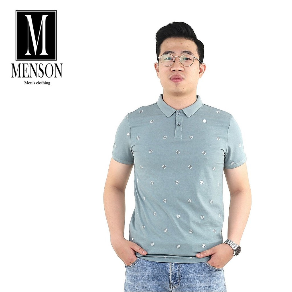 [Hàng Hiệu] Áo Thun Nam Có Cổ, Áo Polo Nam Cao Cấp Vải Cá Sấu Cotton Co Giãn 4 Chiều Chuẩn Form Chất Mát MENSON M2114 | BigBuy360 - bigbuy360.vn