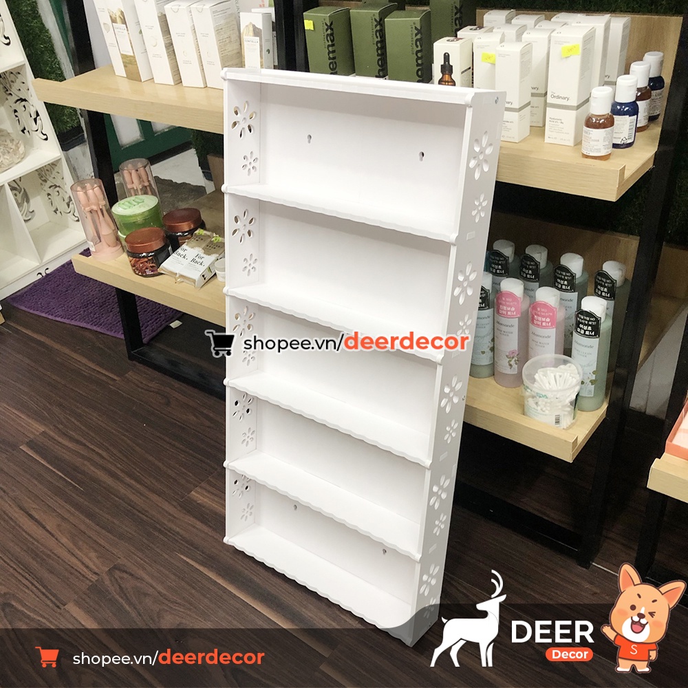 Kệ Để Nước Sơn - Để Mỹ Phẩm Treo Tường - DEER DECOR