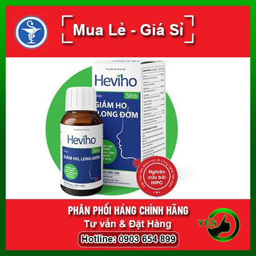 ❤[Chính hãng] Siro Heviho - Hỗ Trợ Giảm Ho, Đau Rát Họng, Long Đờm (Lọ 100ml)