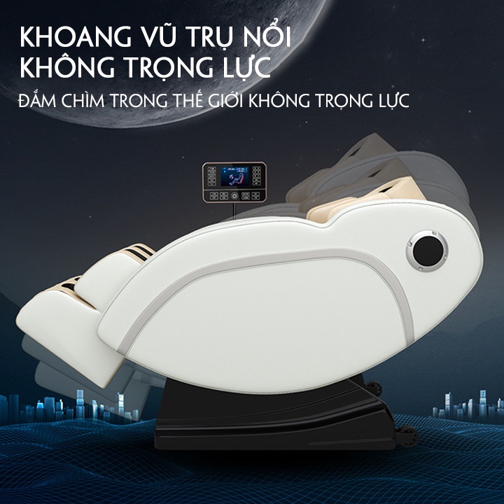 Ghế Massage Toàn Thân S8 Plus Công Nghệ Nhật Màn Hình LCD Tiếng Việt - Bảo Hành 5 Năm